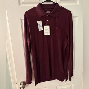 Croft & Barrow Extra Soft long sleeve polo shirt